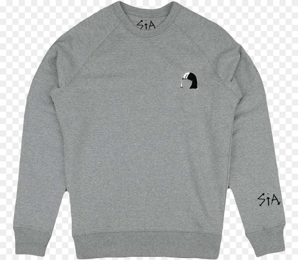 Crew Neck Sweatshirt Merch Sia, Clothing, Knitwear, Sweater, Adult Free Png Download