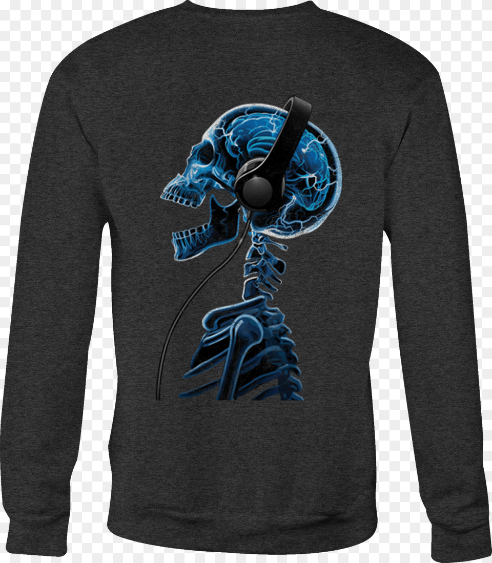 Crewneck Sweatshirt Blue Scary Skulls Shirt For Men Capa De Caveira, Clothing, Long Sleeve, Sleeve, Knitwear Free Transparent Png
