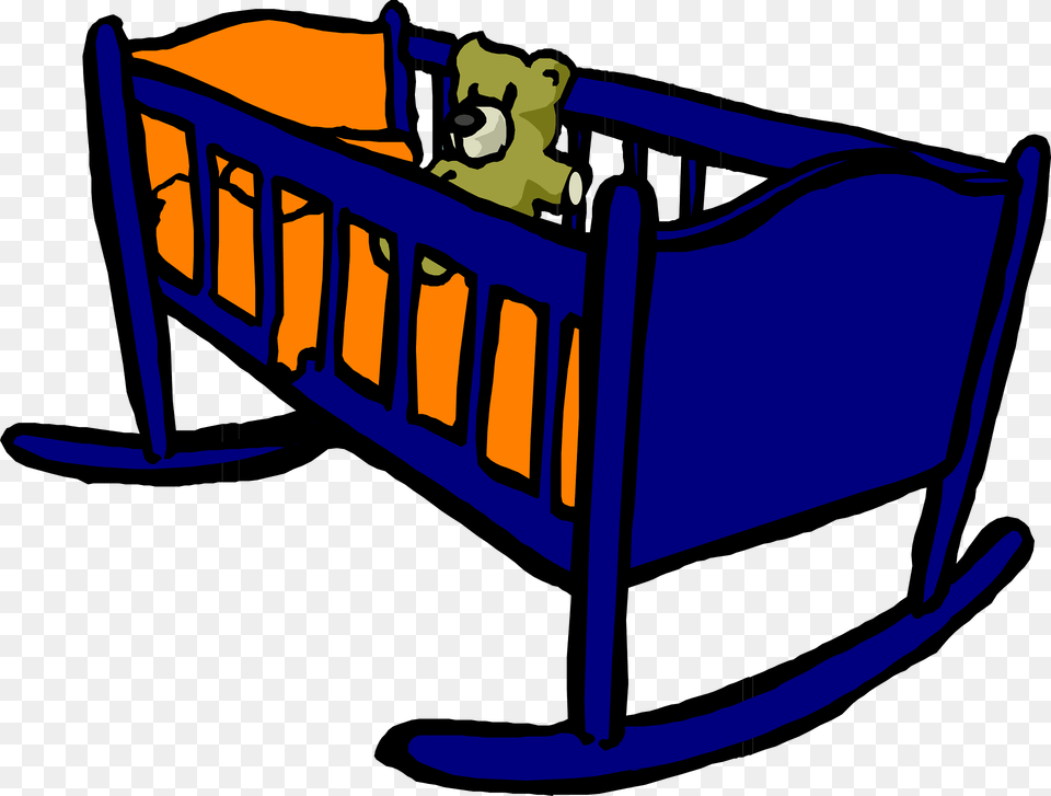 Crib Clipart, Furniture, Bed, Cradle, Infant Bed Free Png