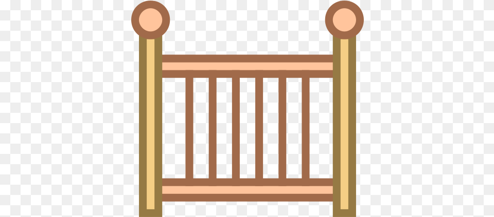 Crib Icon Illustration, Handrail, Furniture Free Png Download