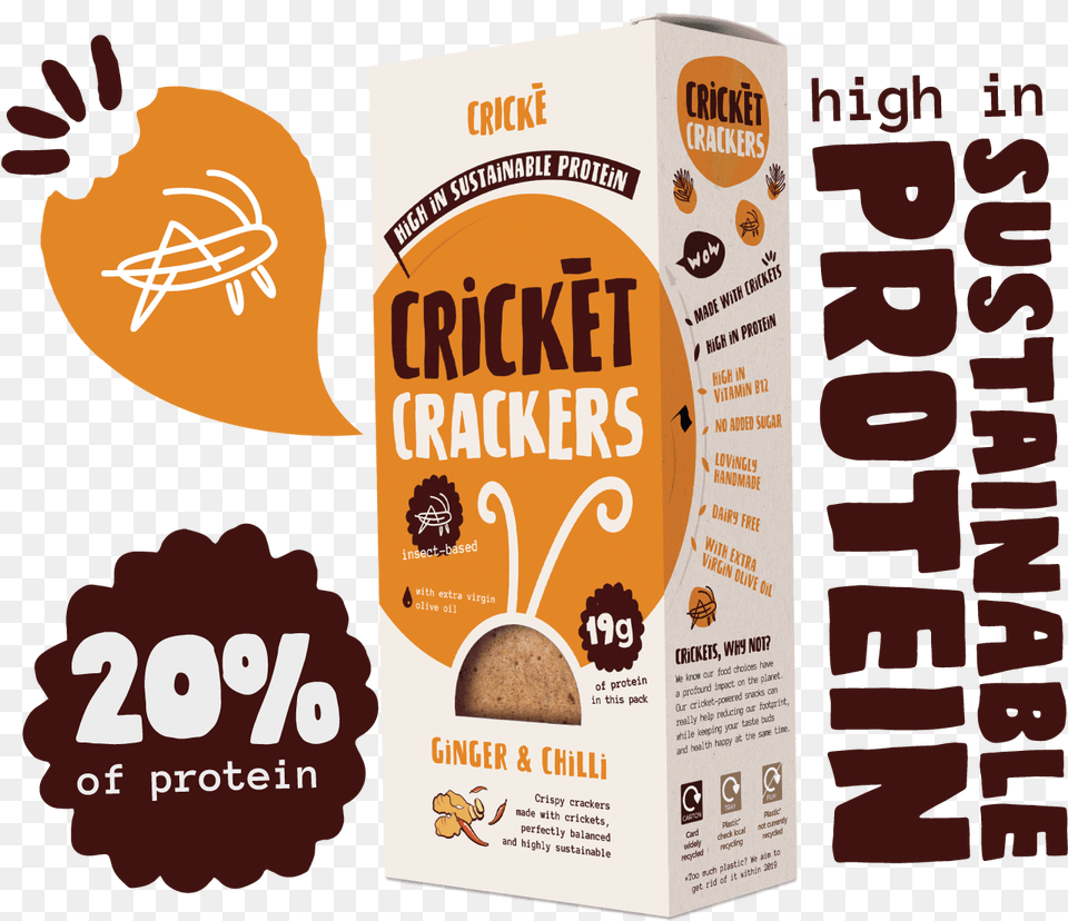Cricke Products Are The Best Gateway To Edible Insects Edible Cricket Product, Advertisement, Poster, Food, Sweets Free Png
