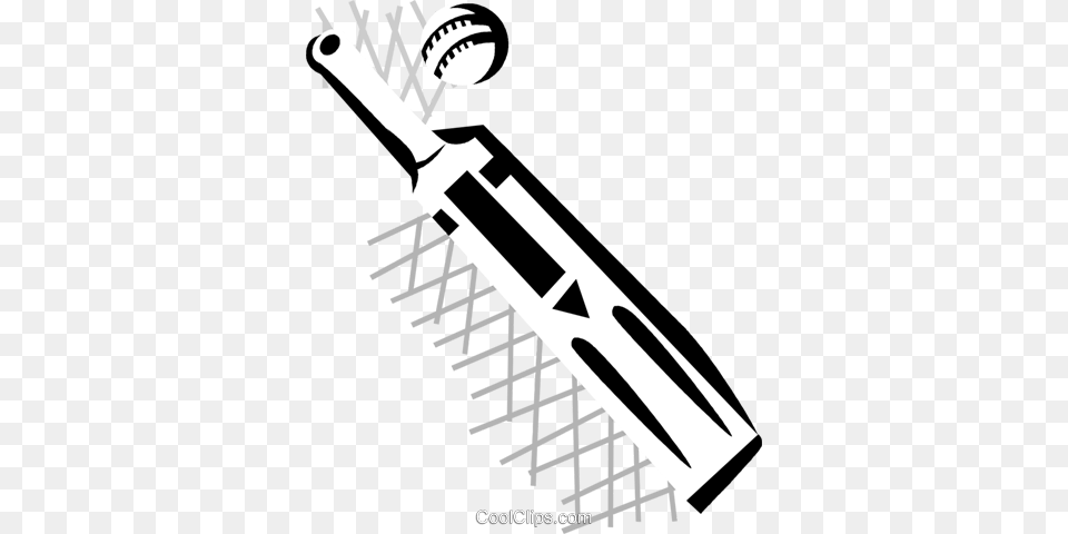 Cricket Bat Royalty Vector Clip Art Illustration, Brush, Device, Tool, Blade Free Png Download