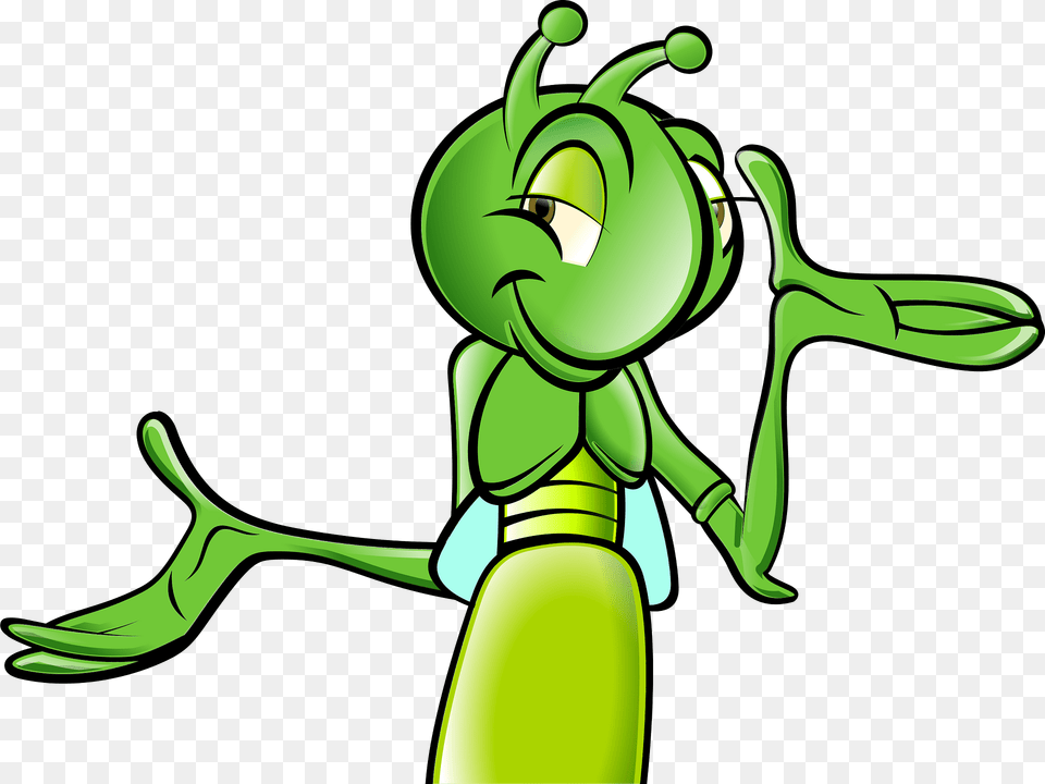 Cricket Clipart, Green, Animal Free Transparent Png
