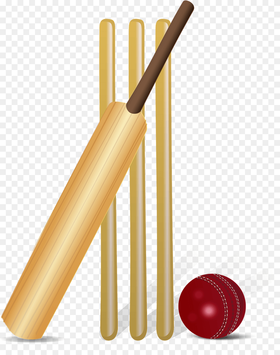 Cricket Clipart, Ball, Cricket Ball, Cricket Bat, Sport Png Image