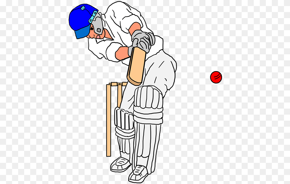 Cricket Cricket Sport Ball Game Ball And Bat Bat Cricket Picture Of And 10 Lines, People, Person, Face, Head Free Png