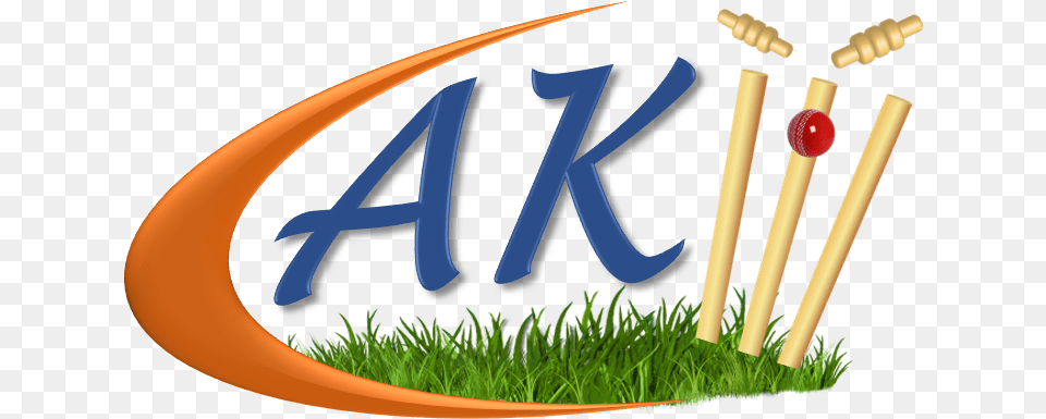 Cricket Logo Ak Cricket Logo, Grass, Plant, Croquet, Sport Png
