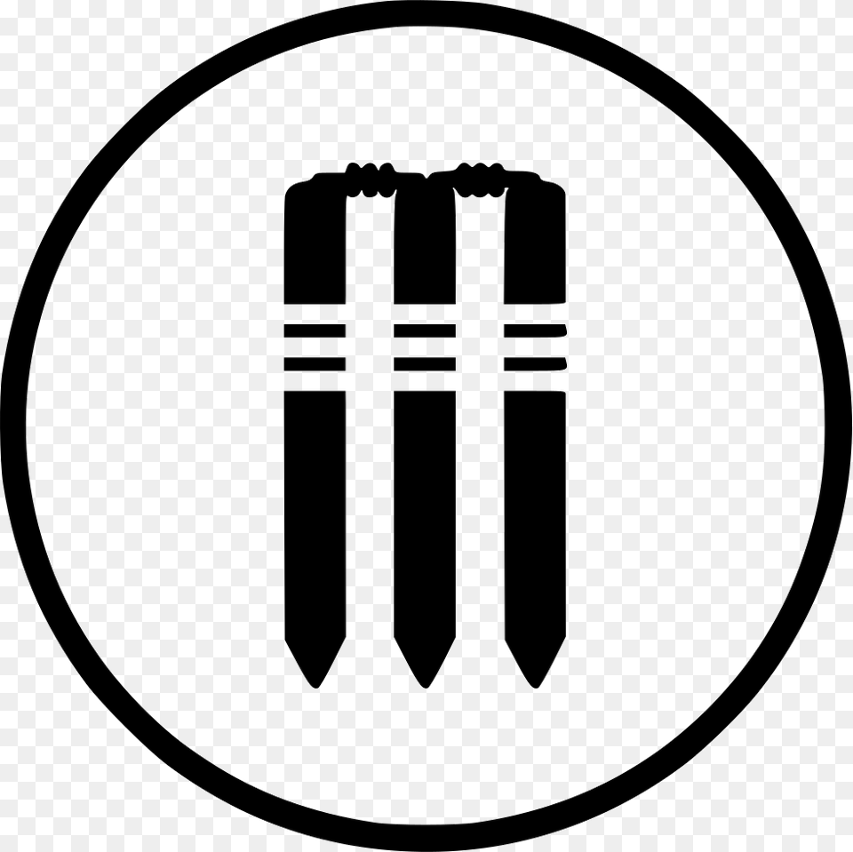 Cricket Stumps Wicket Bails One Day Test Cricket Stump Clip Art, Logo, Cutlery, Fork, Stencil Png