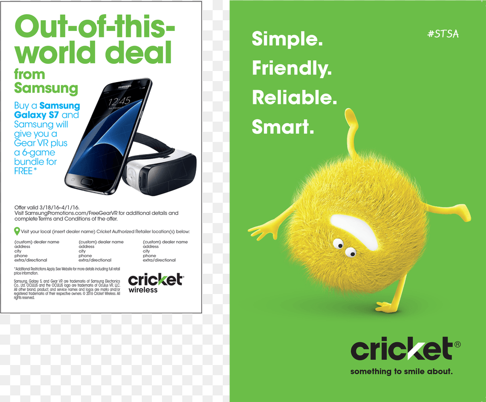Cricket Wireless, Advertisement, Poster, Electronics, Phone Free Png Download