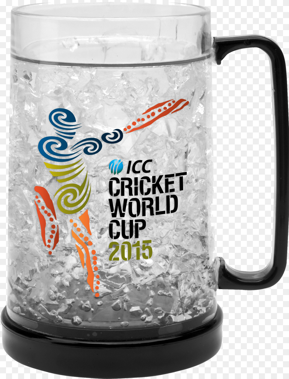 Cricket World Cup Ezy Freeze Mug Tumbler West Coast Eagles, Glass, Stein, Alcohol, Beer Png Image