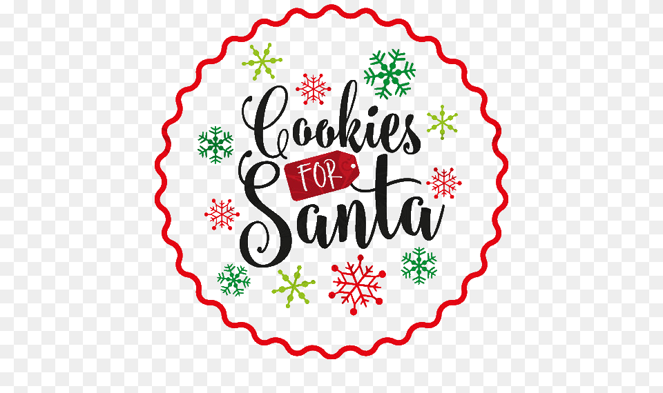 Cricut Cookies For Santa Or Dropbox Cricut Holidays Christmas, Pattern Free Png