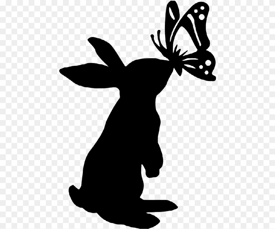 Cricut Easter Bunny Silhouette, Animal, Mammal, Rabbit Free Transparent Png