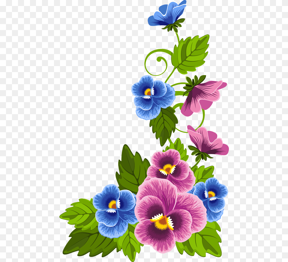 Cricut Flowers Decoupage And Art, Flower, Plant, Anemone, Pansy Free Png Download