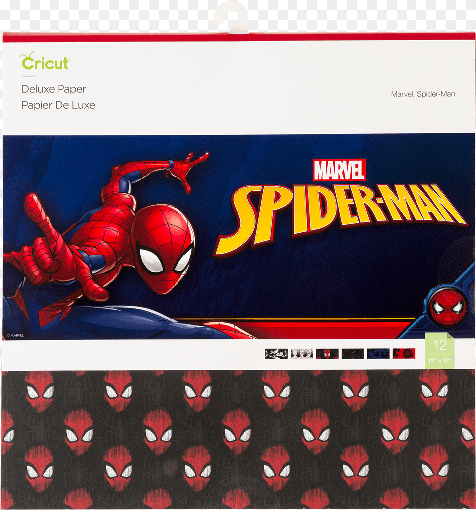 Cricut Marvel Spider Man Deluxe Paper 12 X 12, Baby, Person, Face, Head Free Transparent Png