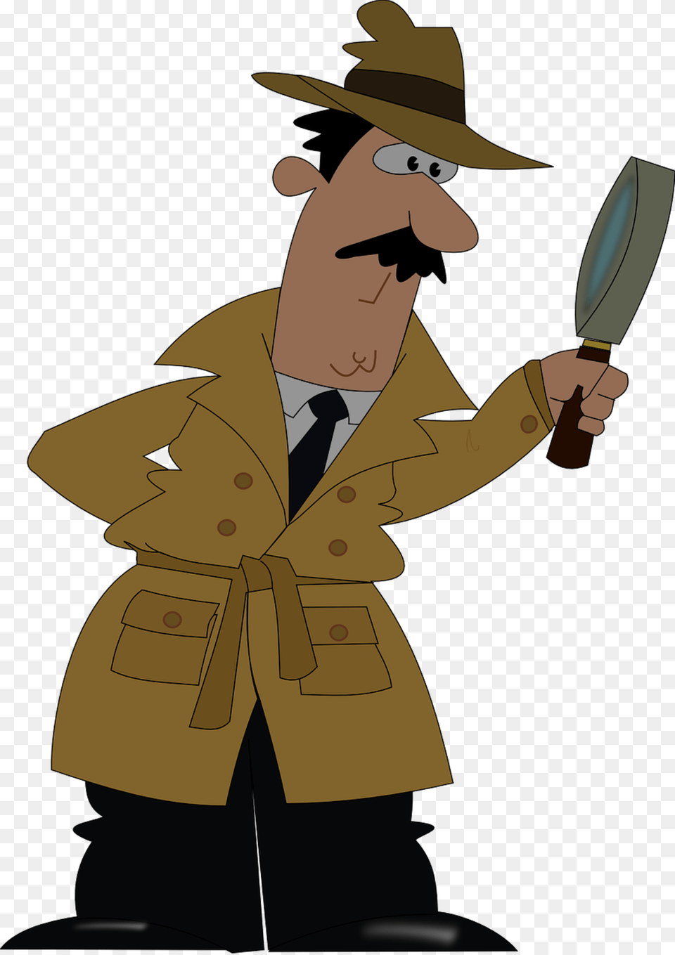 Crime Buster, Clothing, Coat, Person, Hat Png Image