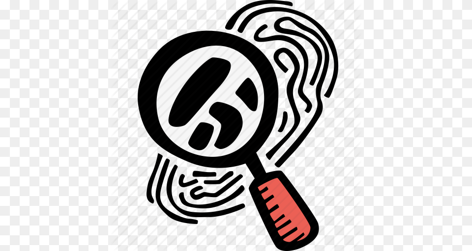 Crime Detective Finger Print Fingerprint Forensic Science Icon, Racket, Alloy Wheel, Vehicle, Transportation Free Png