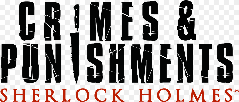 Crimesamppunishments Logo B Sherlock Holmes Crimes And Punishments Logo, Text, Blackboard Free Transparent Png