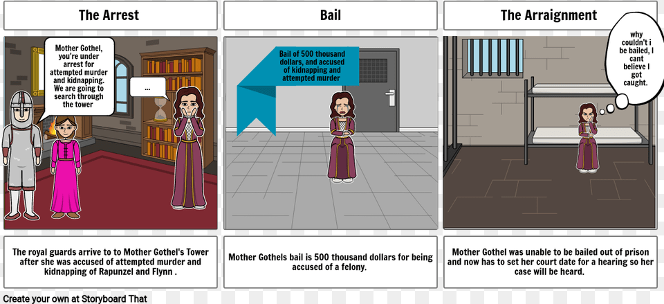 Criminal Case Of Mother Gothel And Rapunzel Storyboard Screenshot, Book, Comics, Publication, Person Png Image