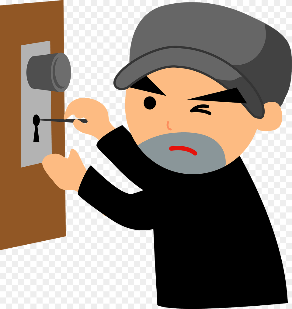 Criminal Is Picking The Lock Clipart, Nature, Outdoors, Snow, Snowman Free Transparent Png