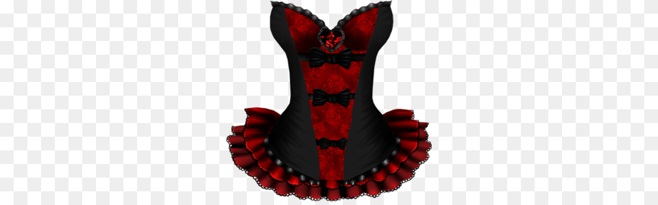 Crimson Midnight Shaped Cards Corset Lingerie, Clothing Free Png