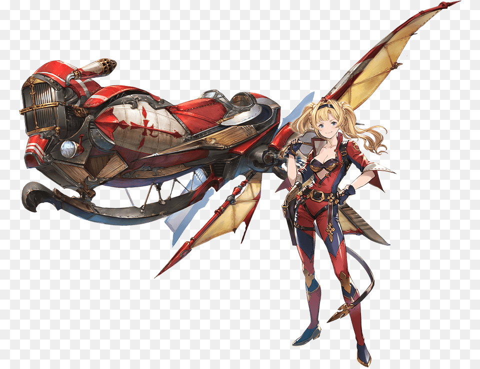 Crimson Spear Npc Granblue Fantasy Graphic Archive Iii, Adult, Publication, Person, Female Free Png