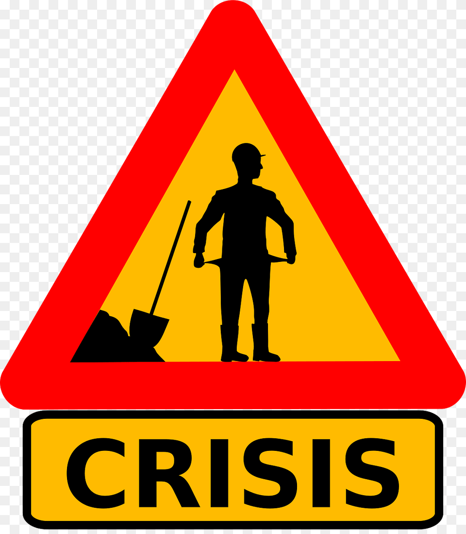 Crisis Sign No Money, Symbol, Person, Man, Male Free Transparent Png