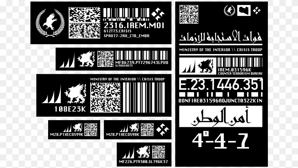 Crisis Troop Sticker Sheet Black Powder Red Earth Stickers, Paper, Text, Advertisement, Poster Png Image