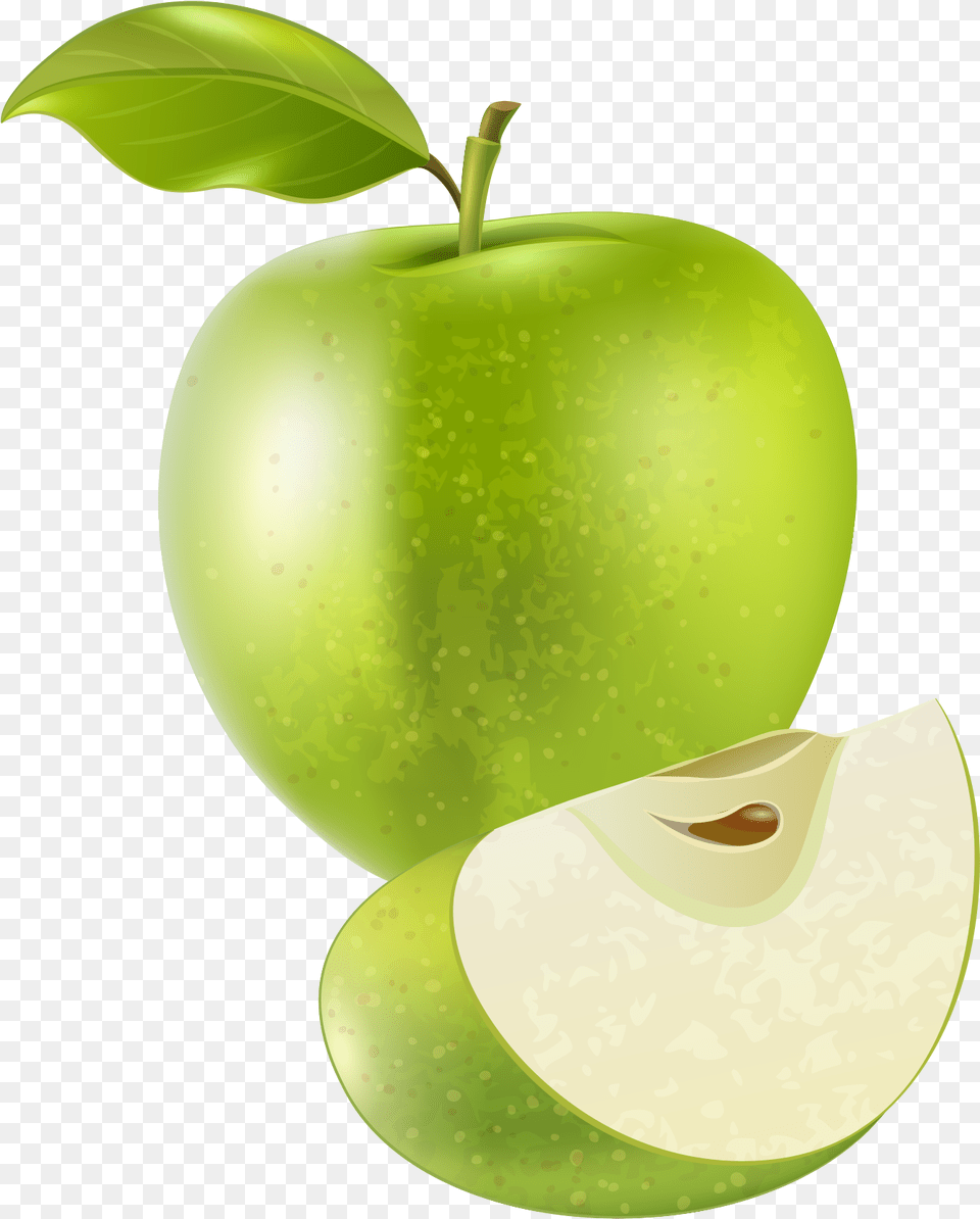 Crisp Apple Green Fruit Clipart Apple, Food, Plant, Produce Free Transparent Png