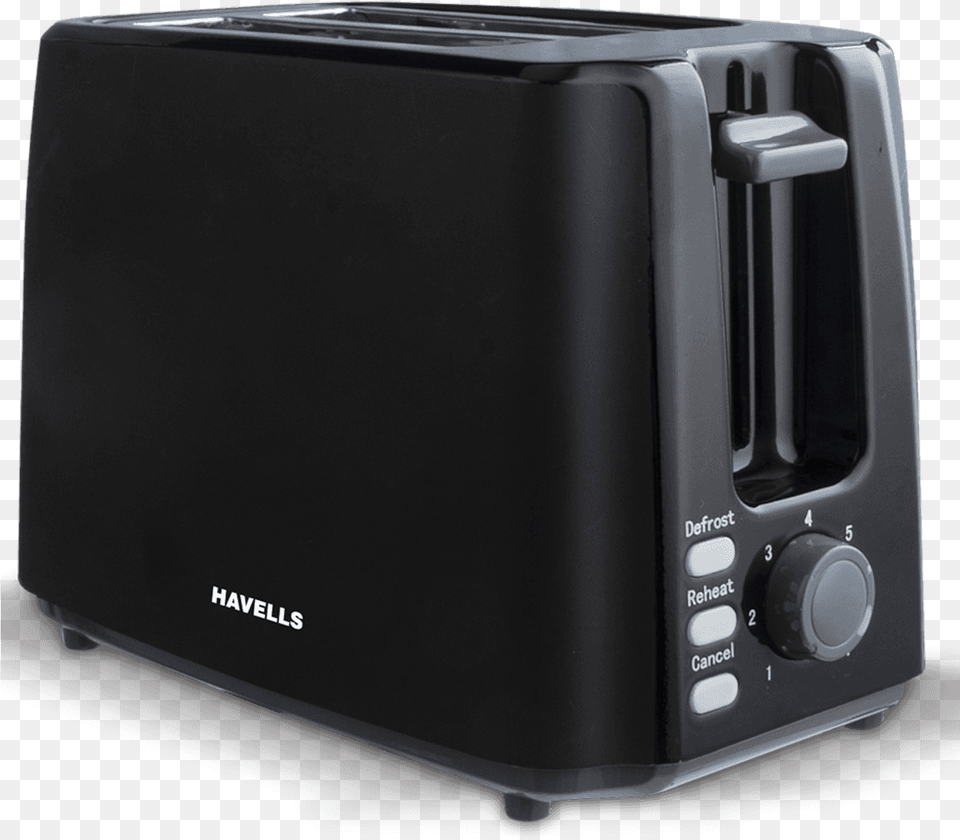 Crisp Plus 2 Slice Black Havells All Small Appliances, Device, Appliance, Electrical Device, Toaster Free Png Download