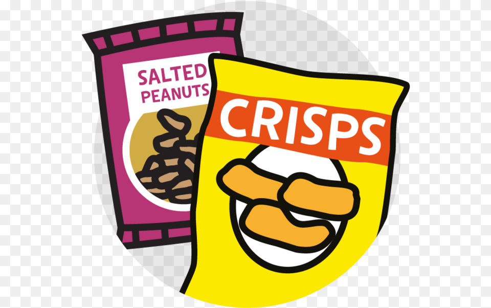 Crisps And Salted Nuts Snack Clipart, Food, Ketchup Png