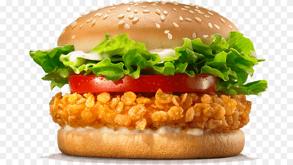 Crispy Chicken Burger King, Food Png