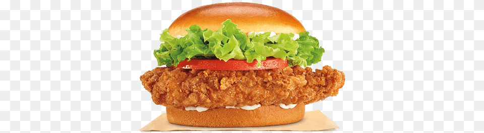Crispy Chicken Sandwich Burger King Crispy Chicken Burger, Food Png Image