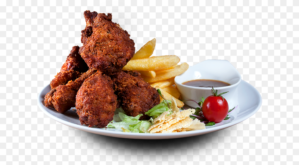 Crispy Fried Chicken, Food, Food Presentation, Fried Chicken, Lunch Free Png Download