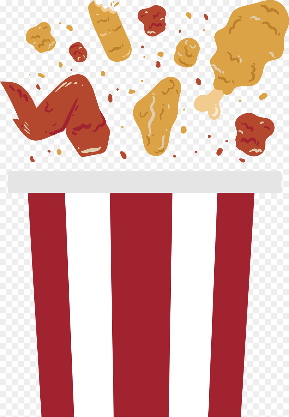 Crispy Fried Chicken Junk Food Frying, Cream, Dessert, Ice Cream Png