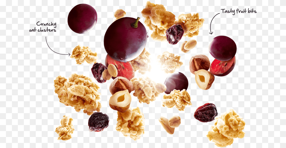 Crispy Oat Clusters Explosion Nuts Explosion, Food, Fruit, Plant, Produce Png