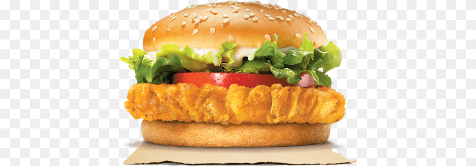 Crispy Outside Tender Inside Tasty Everywhere Chicken Burger Hot Spicy, Food Png