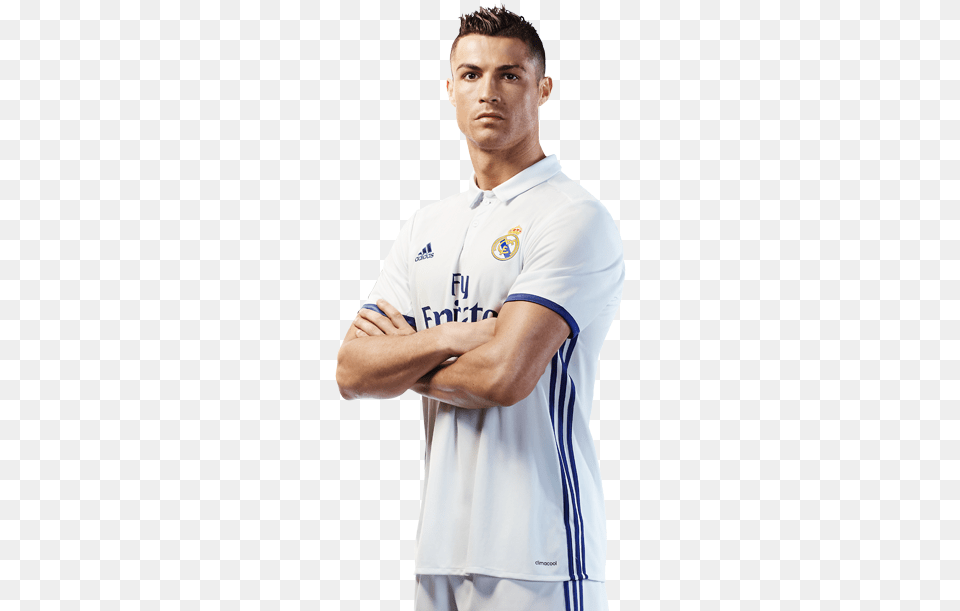 Cristiano Ronaldo, T-shirt, Shirt, Clothing, Person Png