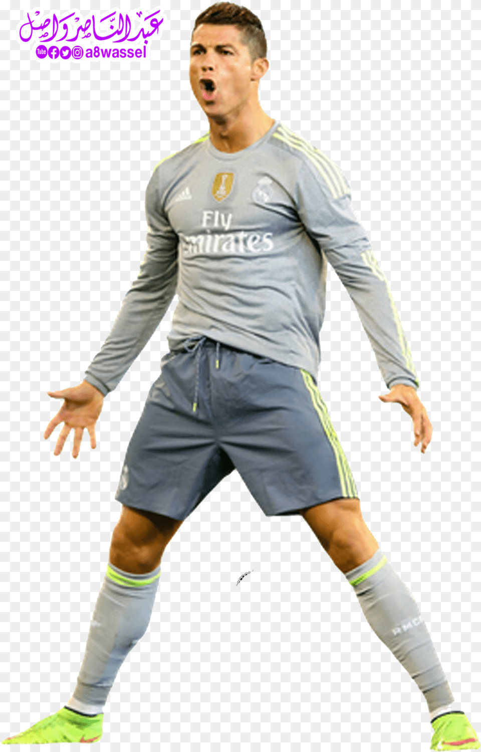 Cristiano Ronaldo 2016 Download Cristiano Ronaldo, Sleeve, Shorts, Shirt, Long Sleeve Free Png
