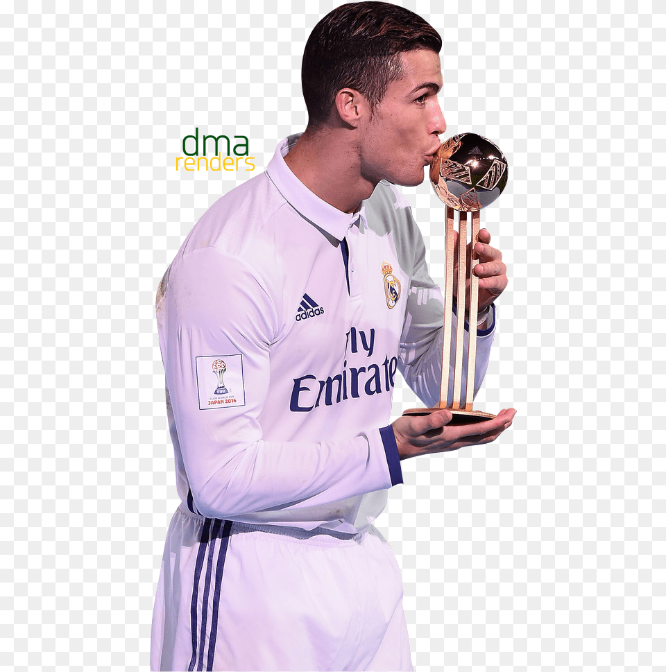 Cristiano Ronaldo 2018 Cup Trophy By Dma365 Clipart Ronaldo Photos 2018, Adult, Male, Man, Person Free Png Download