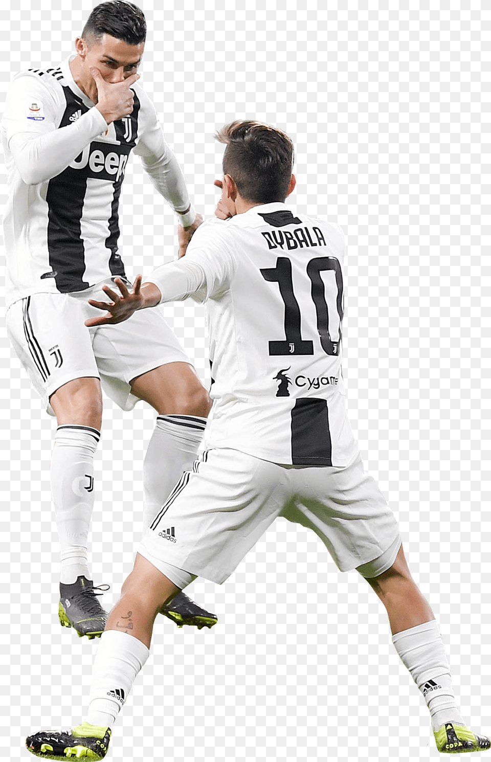 Cristiano Ronaldo Amp Paulo Dybalarender Ronaldo And Dybala, Shirt, Clothing, Person, People Free Png