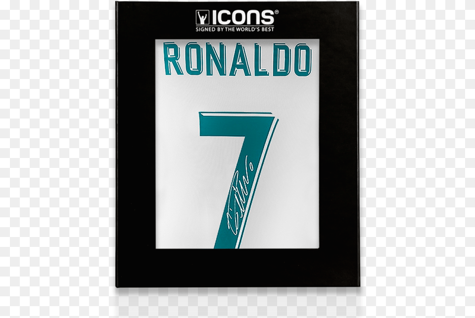 Cristiano Ronaldo Back Signed Real Madrid 2017 18 Home Cristiano Ronaldo Shirt Number, Text, Symbol Free Png Download