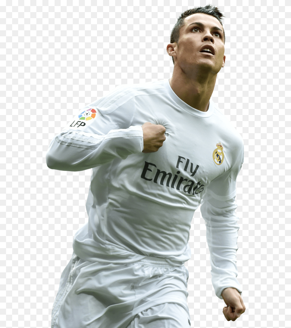 Cristiano Ronaldo Clipart Real Madrid Cristiano Ronaldo No Background, T-shirt, Body Part, Clothing, Shirt Free Transparent Png