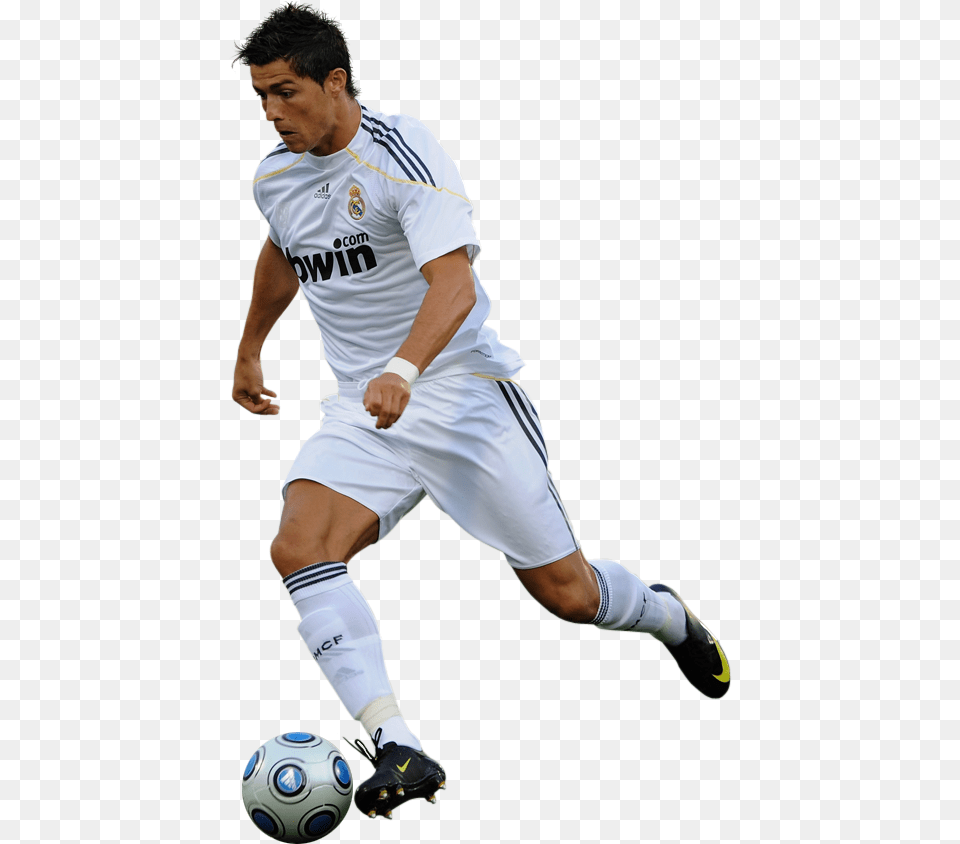 Cristiano Ronaldo Corriendo, Sport, Ball, Sphere, Soccer Ball Png Image