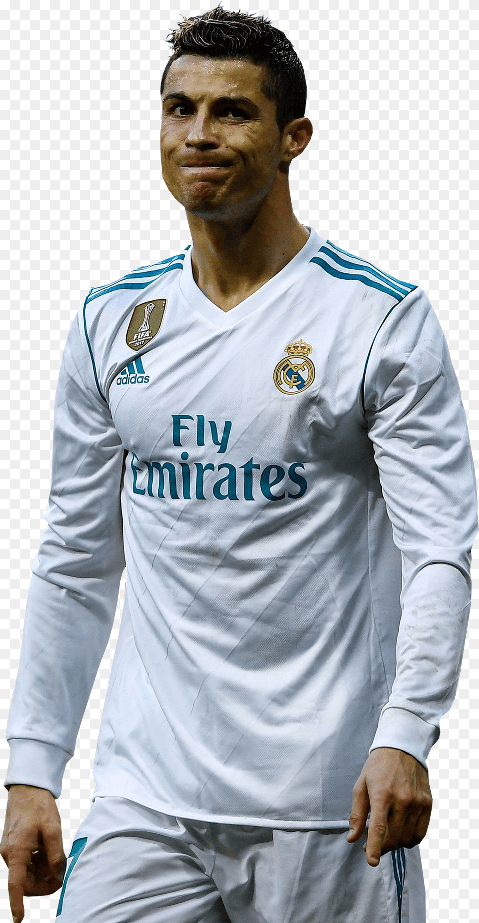 Cristiano Ronaldo Cr7 2018 Football Clipart Ronaldo Cristiano Frisur 2017, Shirt, Body Part, Clothing, Face Free Transparent Png