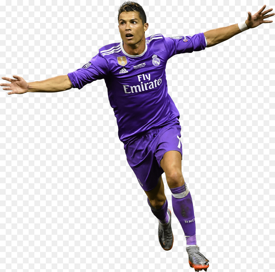 Cristiano Ronaldo Cristiano Ronaldo Purple 2017, Shoe, Clothing, Footwear, Person Png Image