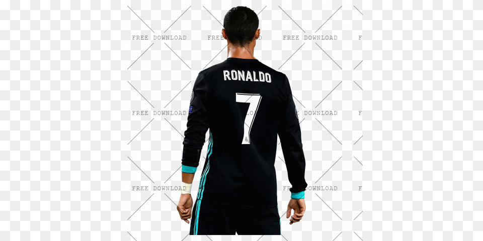 Cristiano Ronaldo Dm Image With Formal Wear, Clothing, Long Sleeve, Shirt, Sleeve Free Png