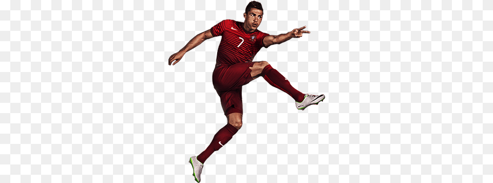 Cristiano Ronaldo Dos Santos Aveiro Fifa 16 Ronaldo, Shoe, Person, Hand, Footwear Png Image