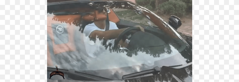 Cristiano Ronaldo Driving His 1 Bugatti Veyron, Person, Transportation, Vehicle, Adult Png Image