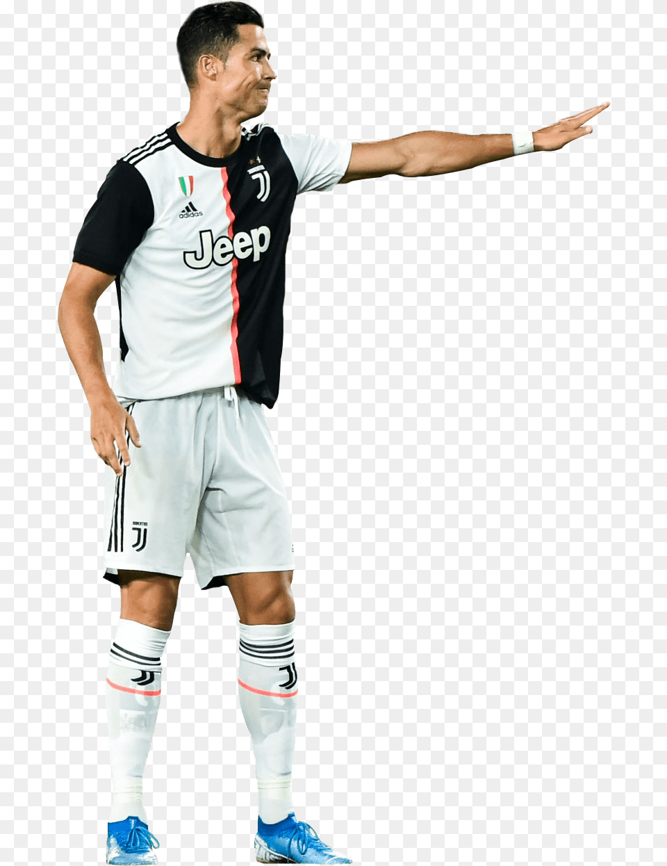 Cristiano Ronaldo Football Render Footyrenders Cristiano Ronaldo Juventus, Shorts, Shirt, Clothing, Person Png Image