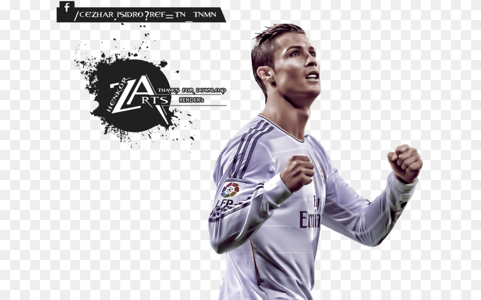 Cristiano Ronaldo Hdr, Neck, Person, Head, Shirt Free Png