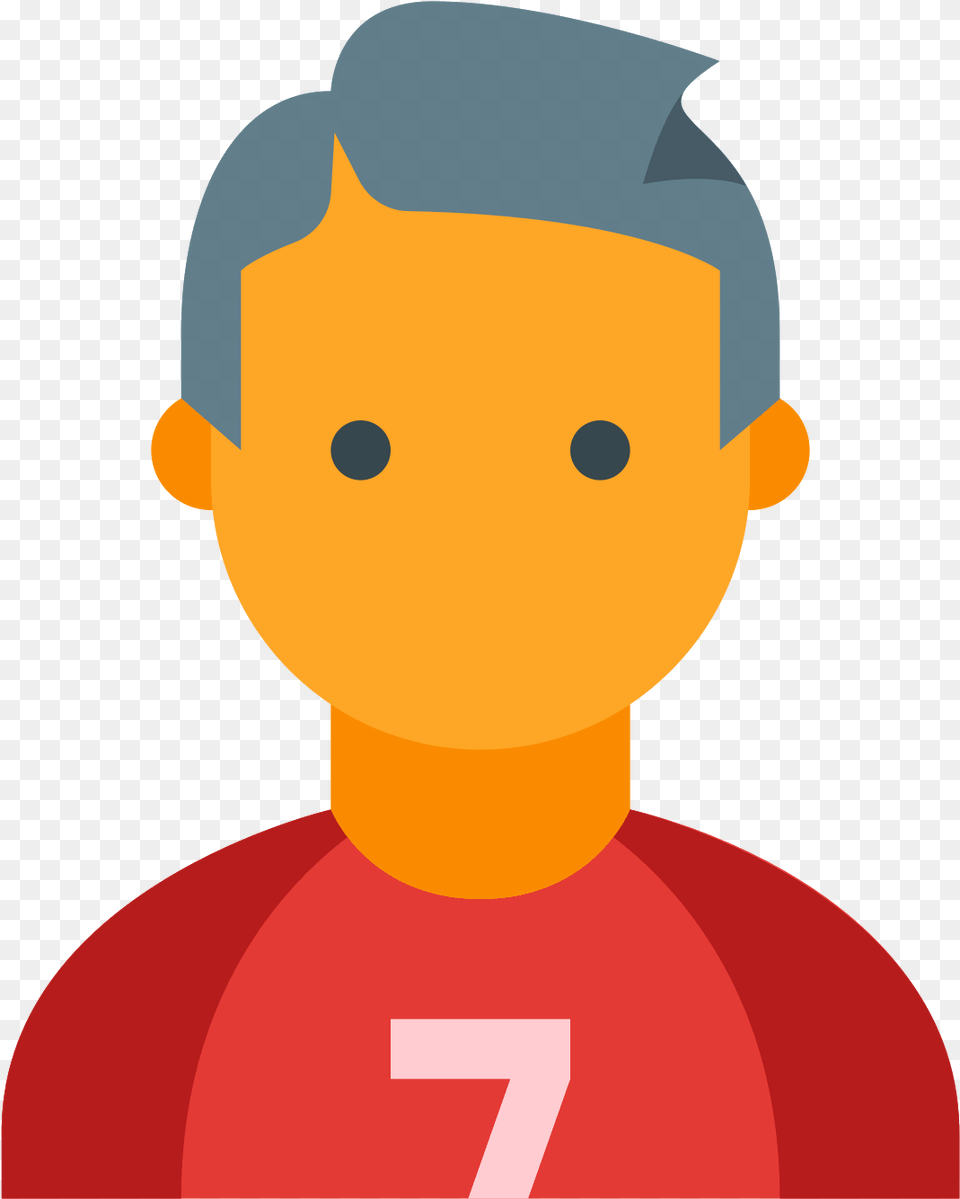 Cristiano Ronaldo Icon In Flat Style Soccer Player Icon, Baby, Person, Face, Head Png Image